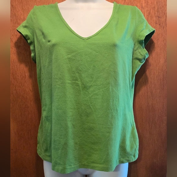 Newport News Green Short Sleeve Tee SzL - Picture 2 of 6